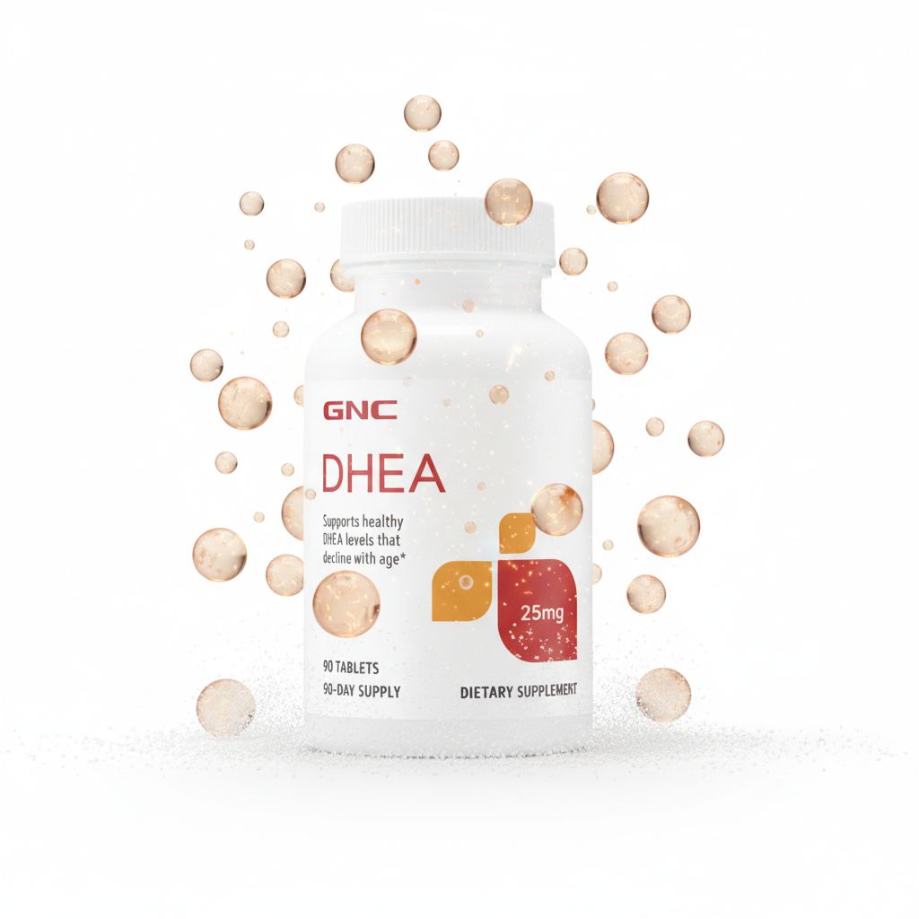 GNC DHEA 25mg | Hormone Support Supplement | Healthy Aging Support | 90 Tablets - Image 7