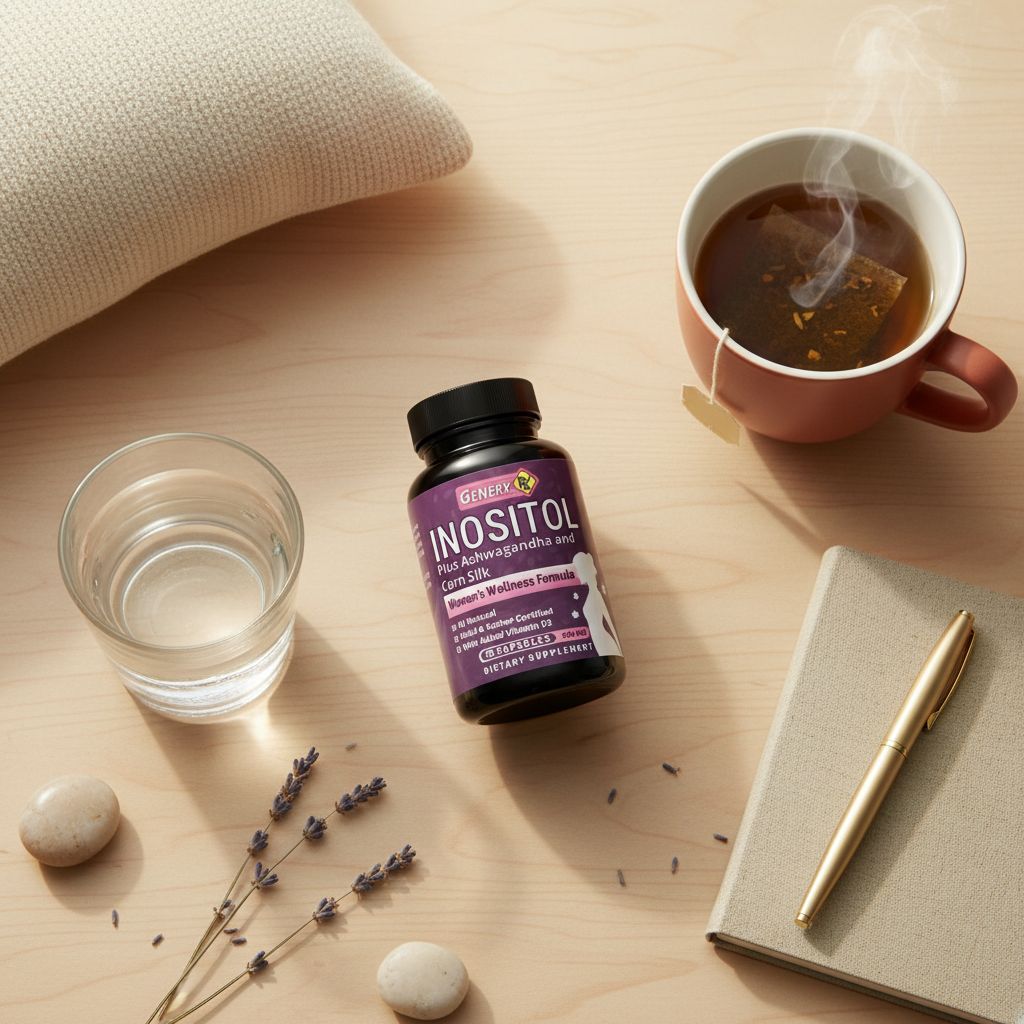 Generx Inositol with Ashwagandha & Corn Silk | Women's Wellness Formula | 600mg | 30 Capsules - Image 2