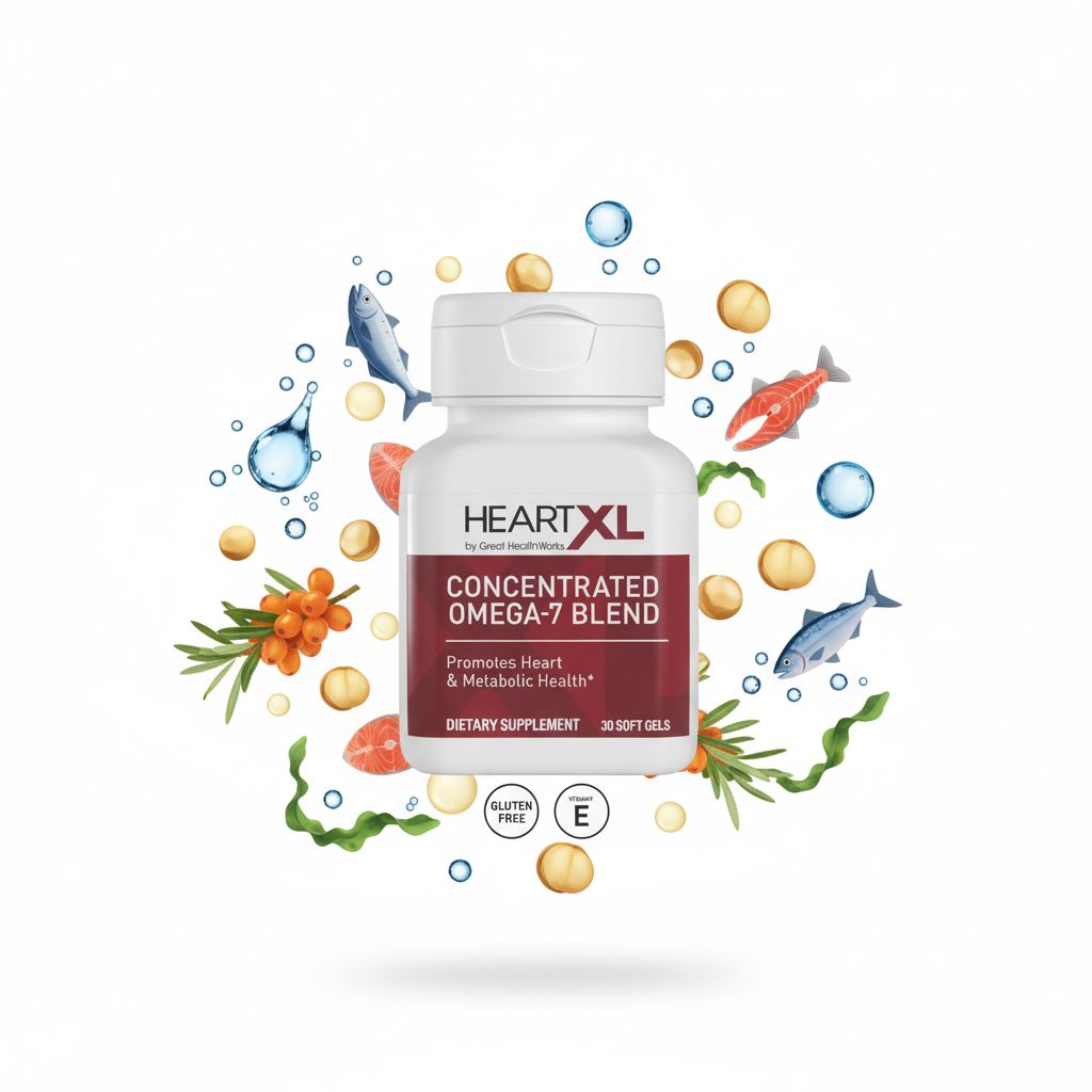 Heart XL Concentrated Omega-7 Blend – Heart & Metabolic Support – 30 Softgels - Image 4