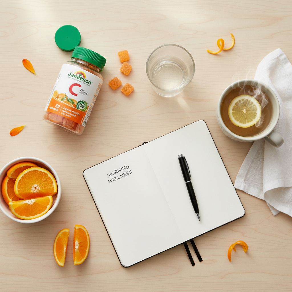 Jamieson Vitamin C Gummies 250 mg – Immune Support, Tangy Orange, 60 Gummies - Image 3