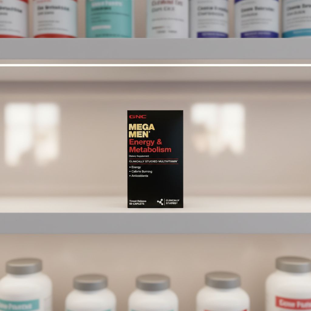 GNC Mega Men Energy & Metabolism – Energy, Metabolism & Antioxidant Support – 90 Caplets - Image 4