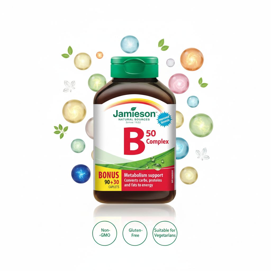 Jamieson Vitamin B50 Complex – Metabolism and Energy Support - Image 6