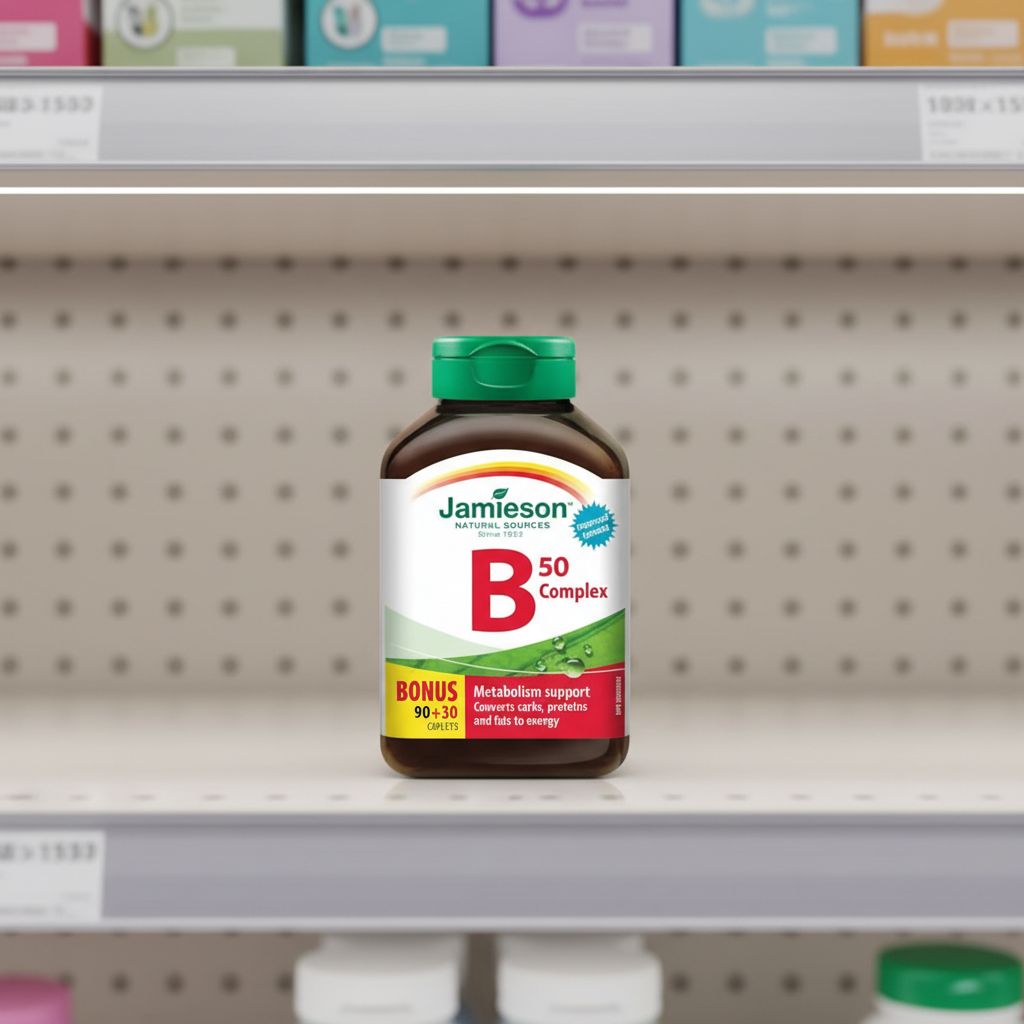 Jamieson Vitamin B50 Complex – Metabolism and Energy Support - Image 2
