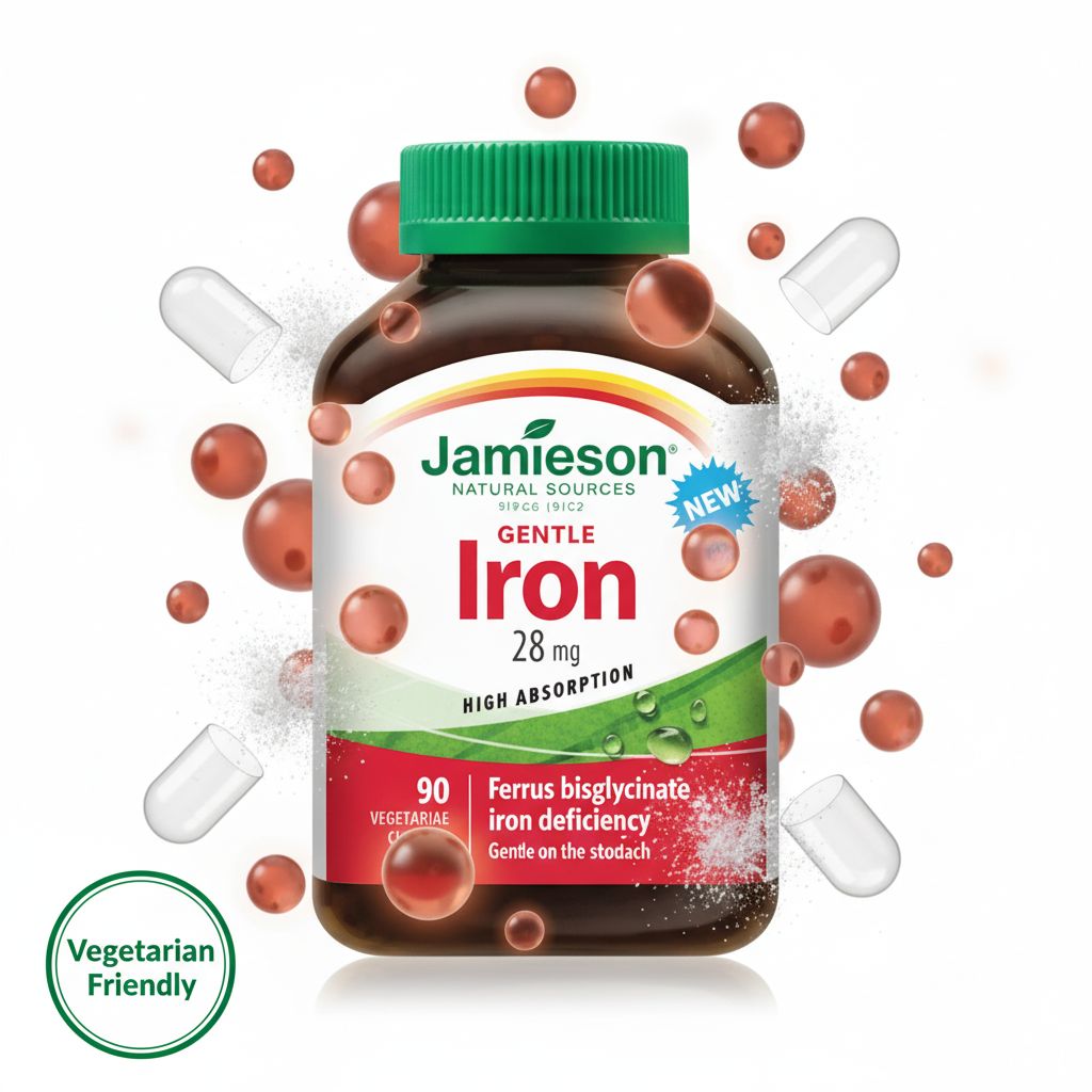 Jamieson Gentle Iron 28 mg High Absorption Capsules - Image 6