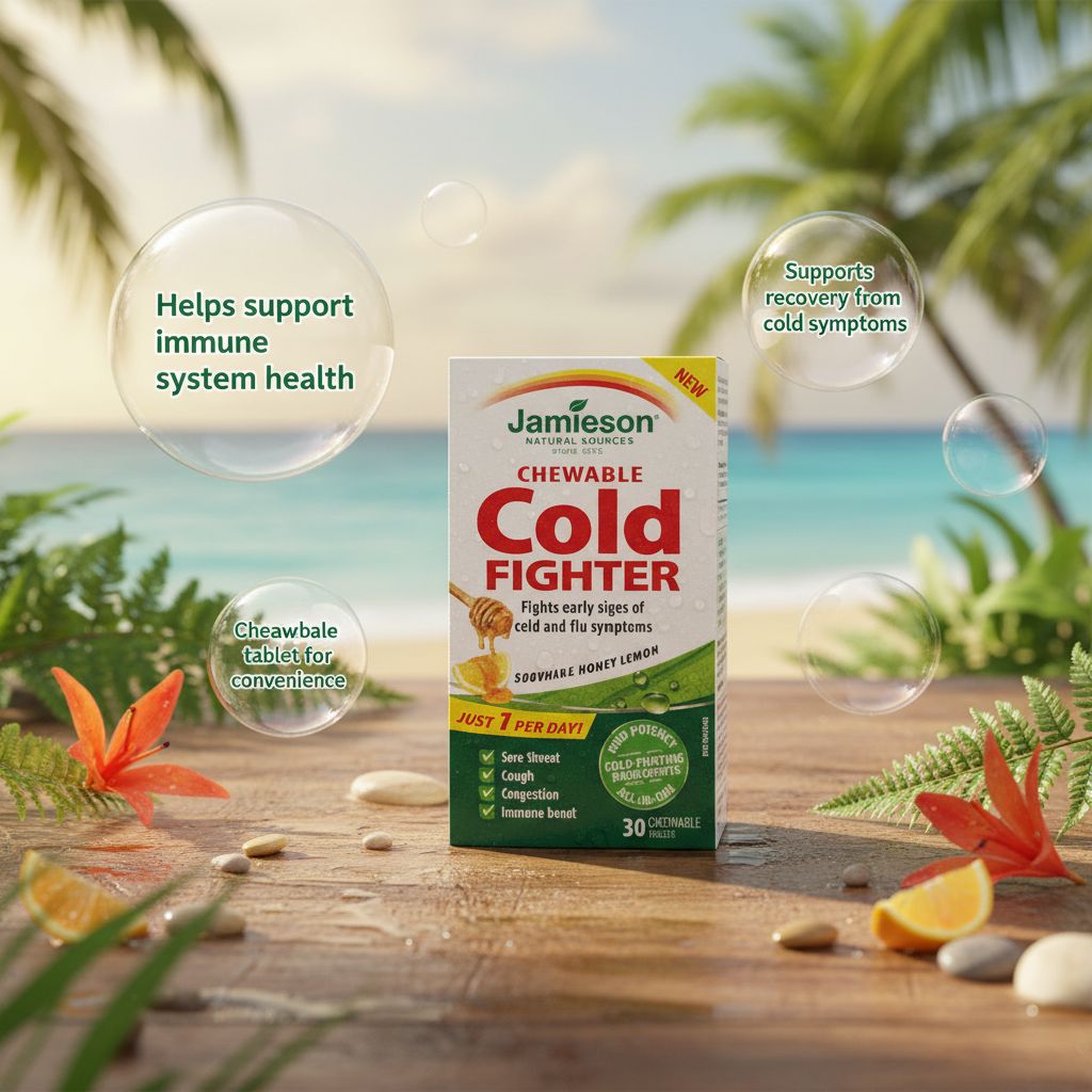 Jamieson Chewable Cold Fighter – Honey Lemon Immune Support - Image 7