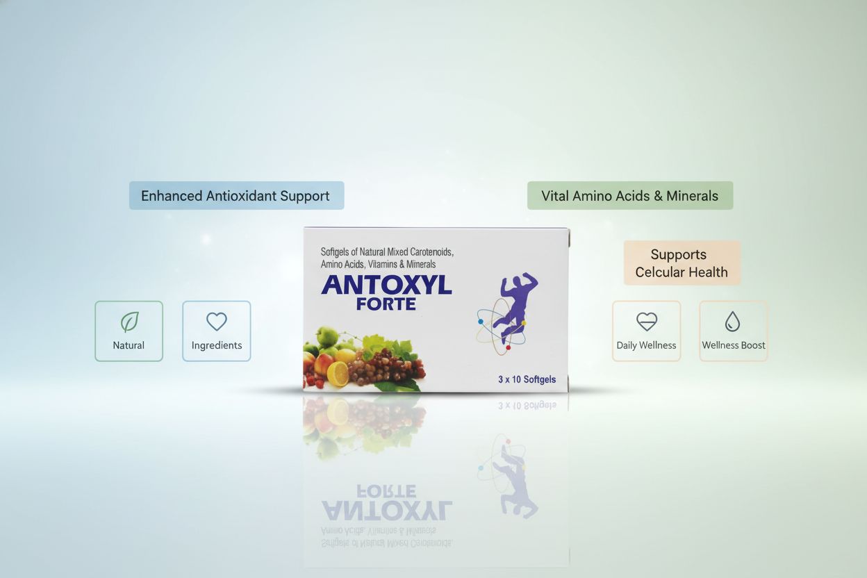 Antoxyl Forte Antioxidant Softgels – Immune Booster with Carotenoids, Vitamins & Amino Acids - Image 2