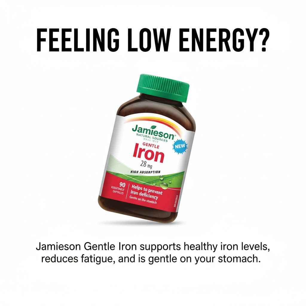 Jamieson Gentle Iron 28 mg High Absorption Capsules - Image 4