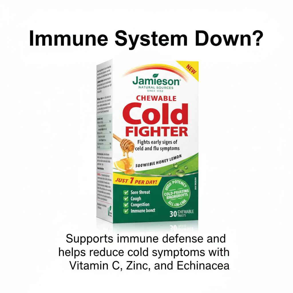Jamieson Chewable Cold Fighter – Honey Lemon Immune Support - Image 6