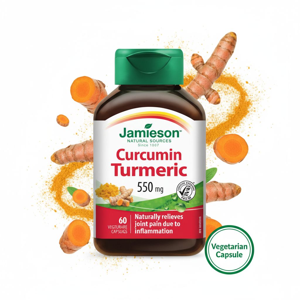 Jamieson Curcumin Turmeric 550mg – Joint & Inflammation Support - Image 6