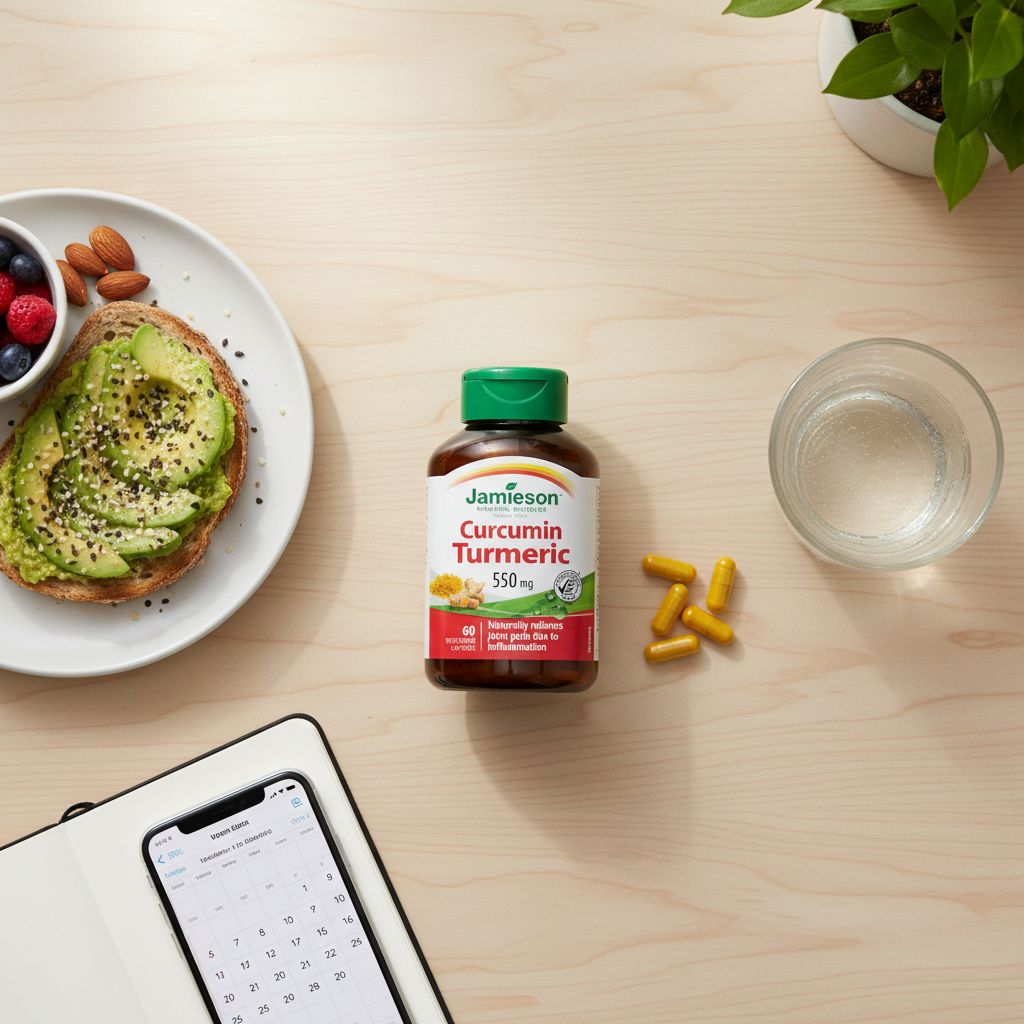 Jamieson Curcumin Turmeric 550mg – Joint & Inflammation Support - Image 3