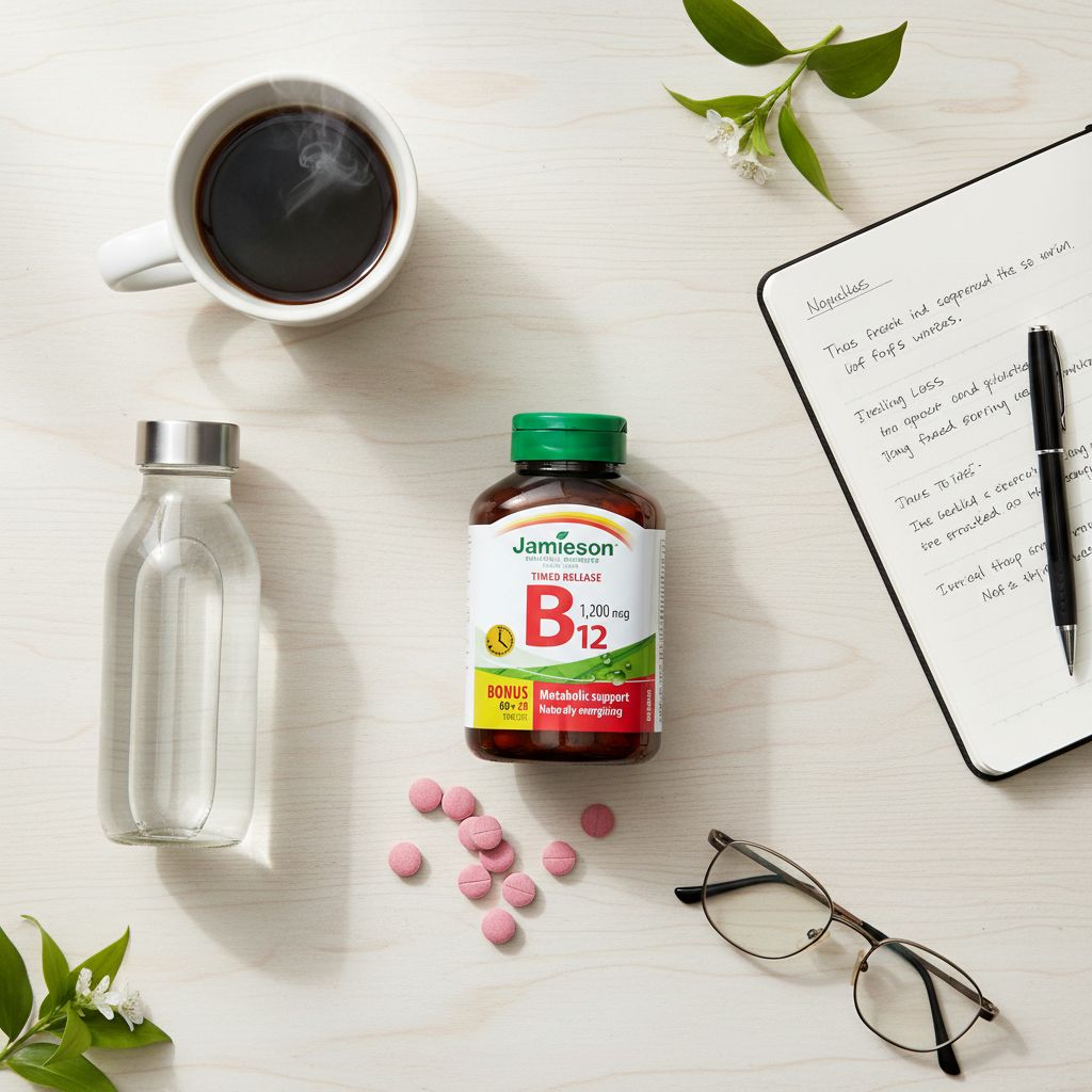 Jamieson Timed Release Vitamin B12 1200 mcg – Timed Release Energy & Metabolic Support - Image 3