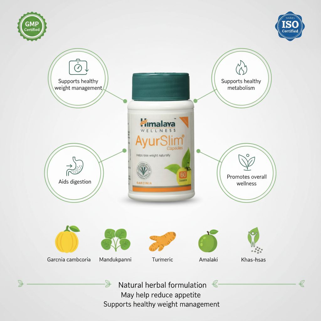 Himalaya AyurSlim Capsules – Natural Weight Management with Garcinia – 60 Capsules - Image 7