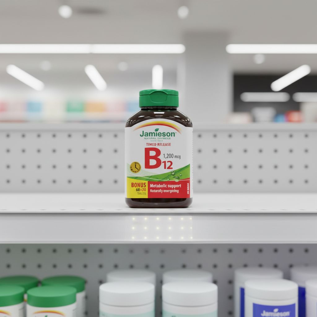 Jamieson Timed Release Vitamin B12 1200 mcg – Timed Release Energy & Metabolic Support - Image 2