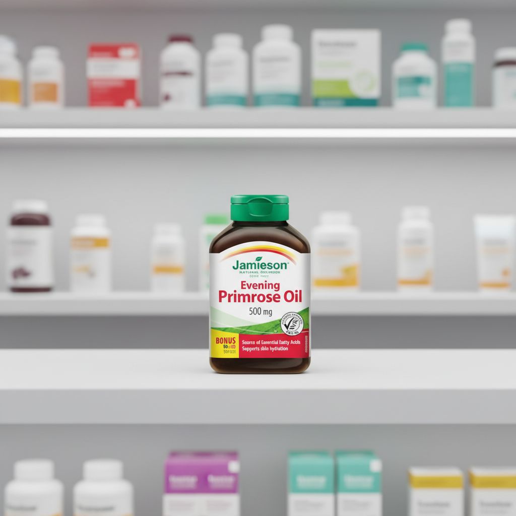 Jamieson Evening Primrose Oil 500 mg | Skin & Hormonal Support Softgels - Image 3