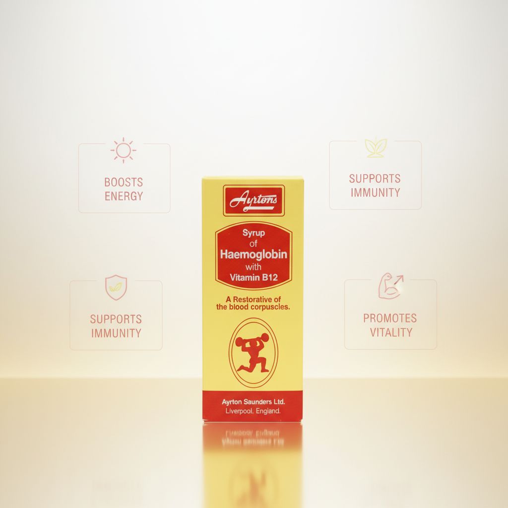 Ayrtons Syrup of Haemoglobin with Vitamin B12 Liquid syrup Sweet, mild medicinal taste - Image 4