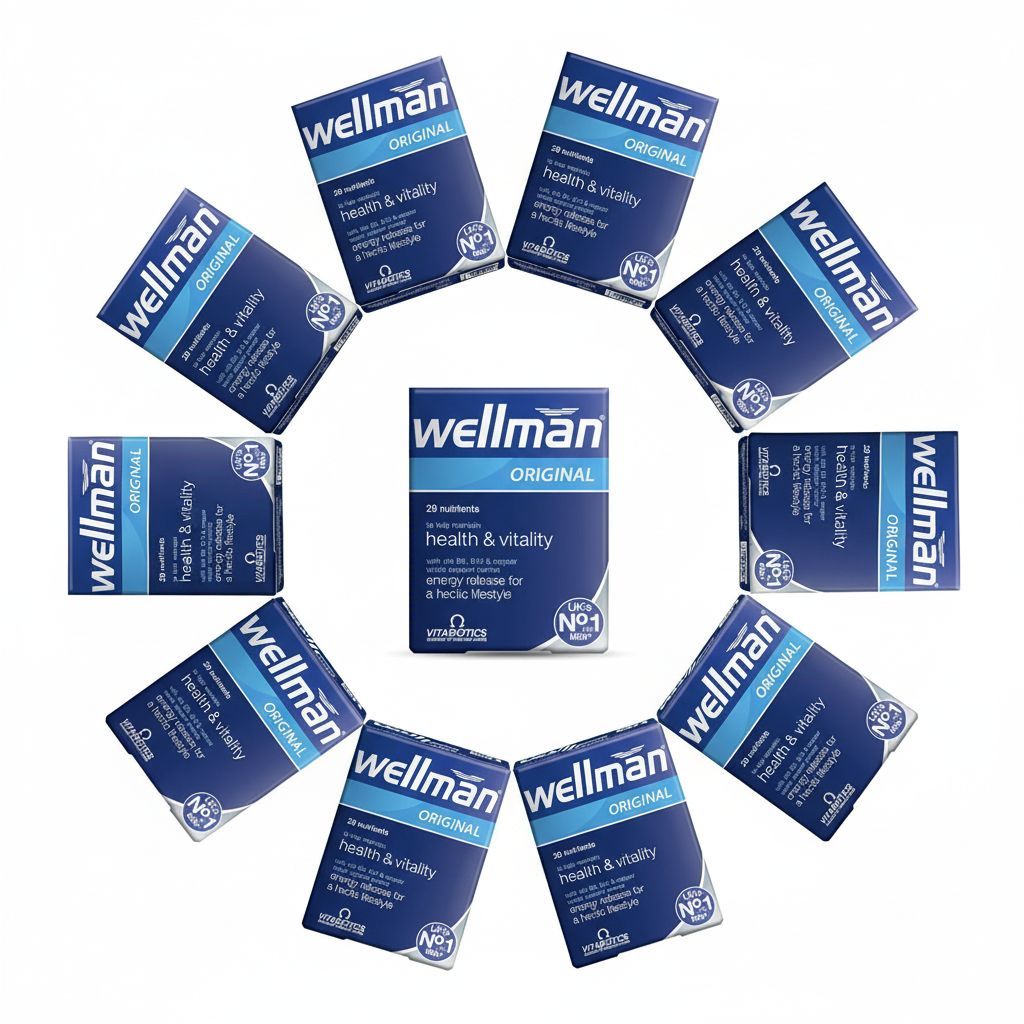 Wellman Original 29 Nutrients – Men's Multivitamin for Health & Vitality | Vitabiotics - Image 2