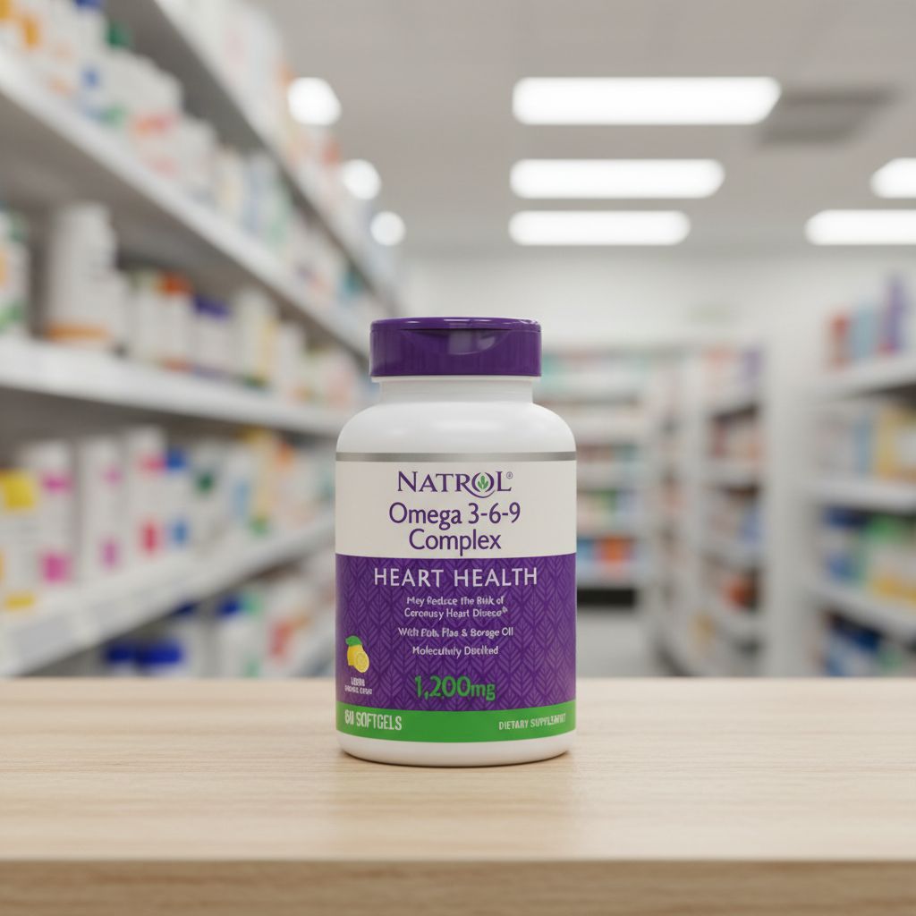 Natrol Omega 3-6-9 Complex 1200mg Heart Health Softgels - Image 2
