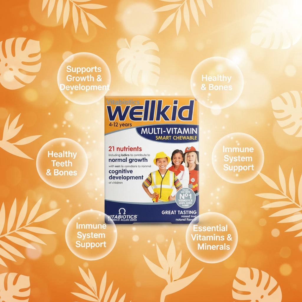 Wellkid Multi‑Vitamin Smart Chewable for Kids 4–12 Years | Growth & Brain Support - Image 5