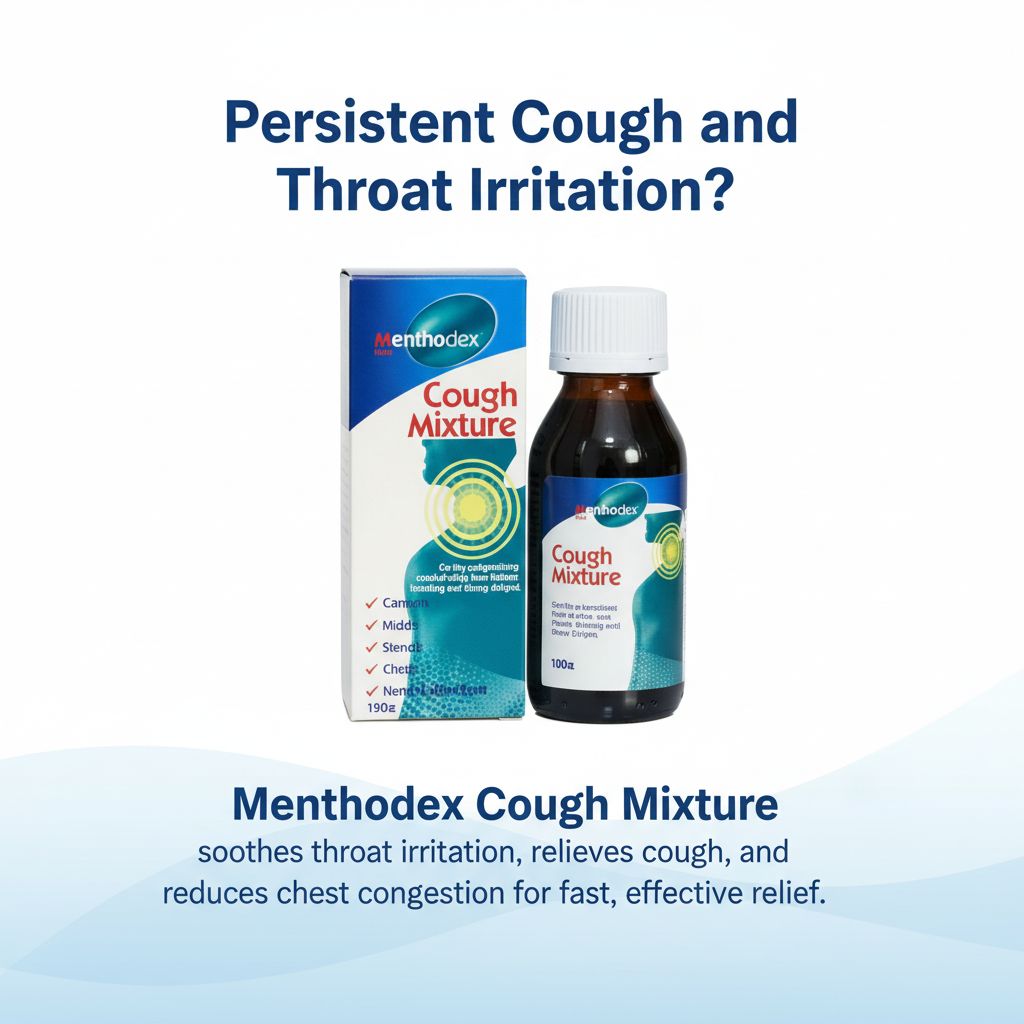 Methodex Cough Mixture 100 mL | Relief for Dry & Irritating Cough | Soothing Cough Syrup - Image 7