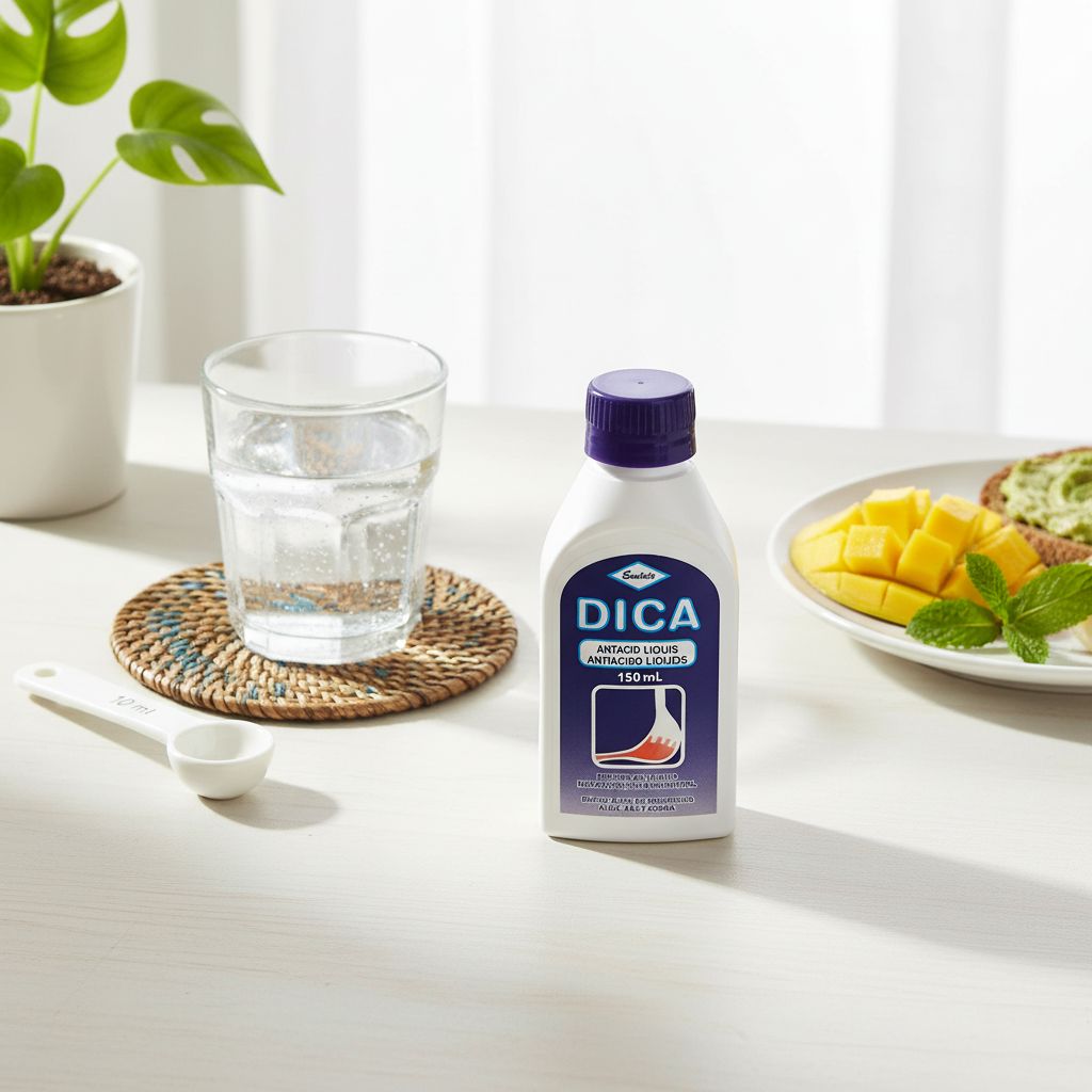 DICA Antacid Liquid 150 mL | Fast Relief for Heartburn, Acid Indigestion & Upset Stomach - Image 4