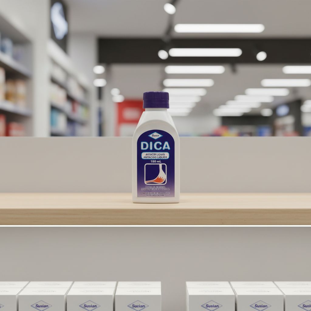 DICA Antacid Liquid 150 mL | Fast Relief for Heartburn, Acid Indigestion & Upset Stomach - Image 3