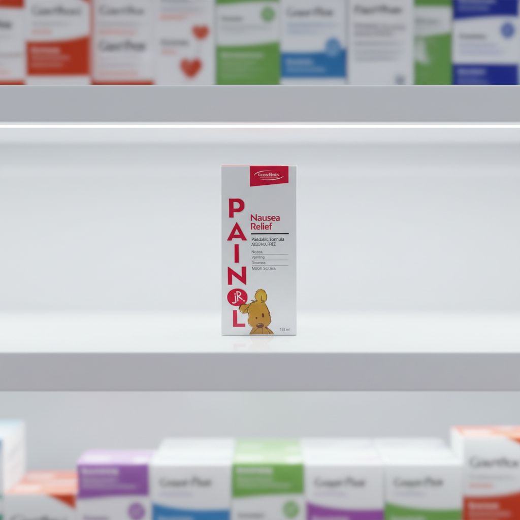 Painol Jr Nausea Relief 100mL | Kids Motion Sickness & Vomiting Relief | Alcohol-Free Pediatric Formula - Image 2