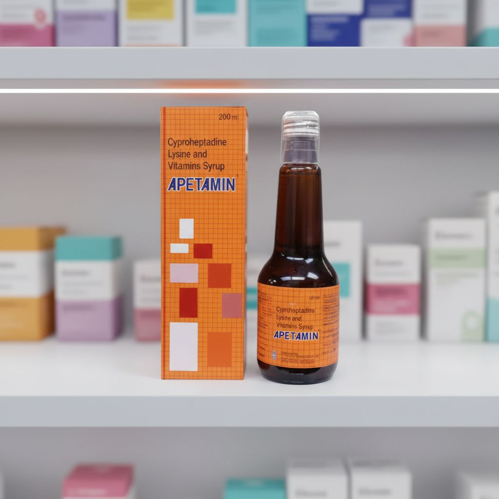 Apetamin Cyproheptadine, Lysine & Vitamins Syrup 200mL – Prescription Appetite Support - Image 3