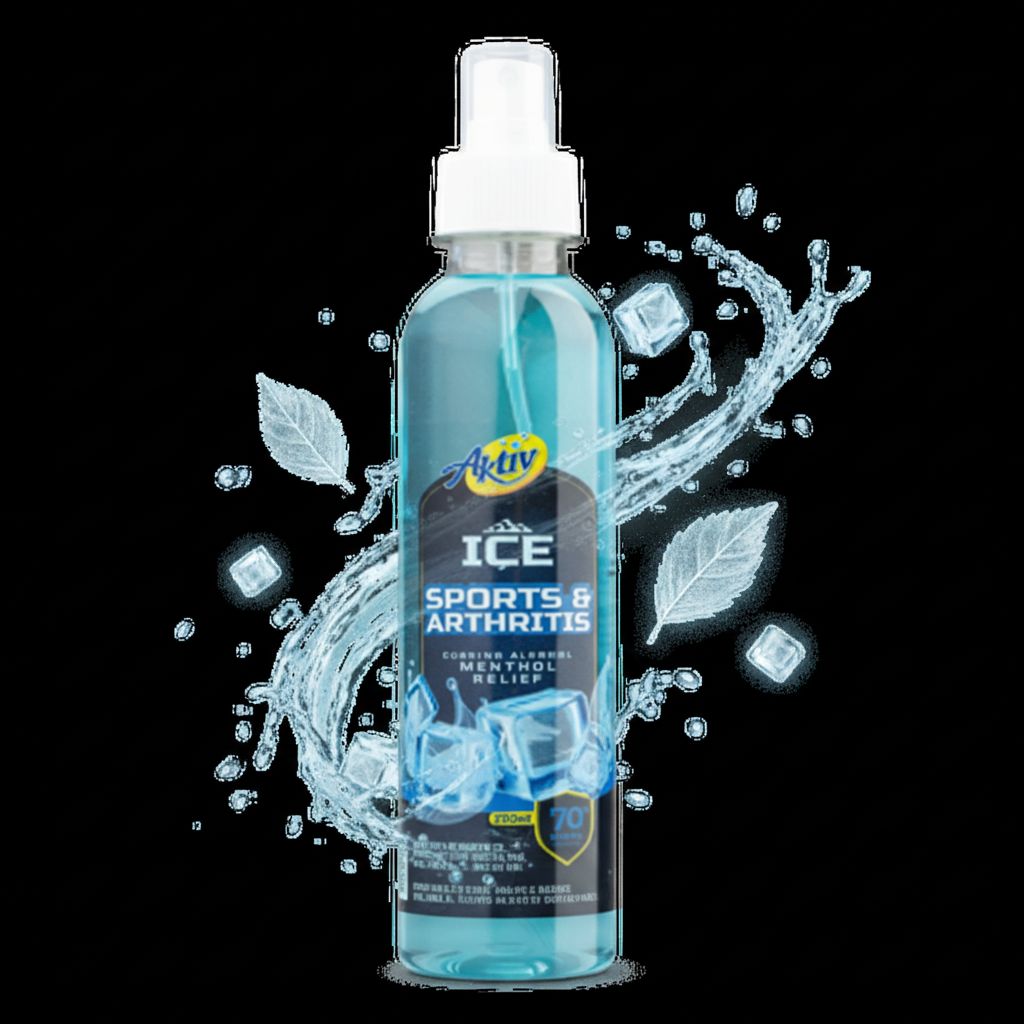 Aktiv Ice Sports & Arthritis Spray – Instant Cooling Menthol Relief | Muscle & Joint Support - Image 4