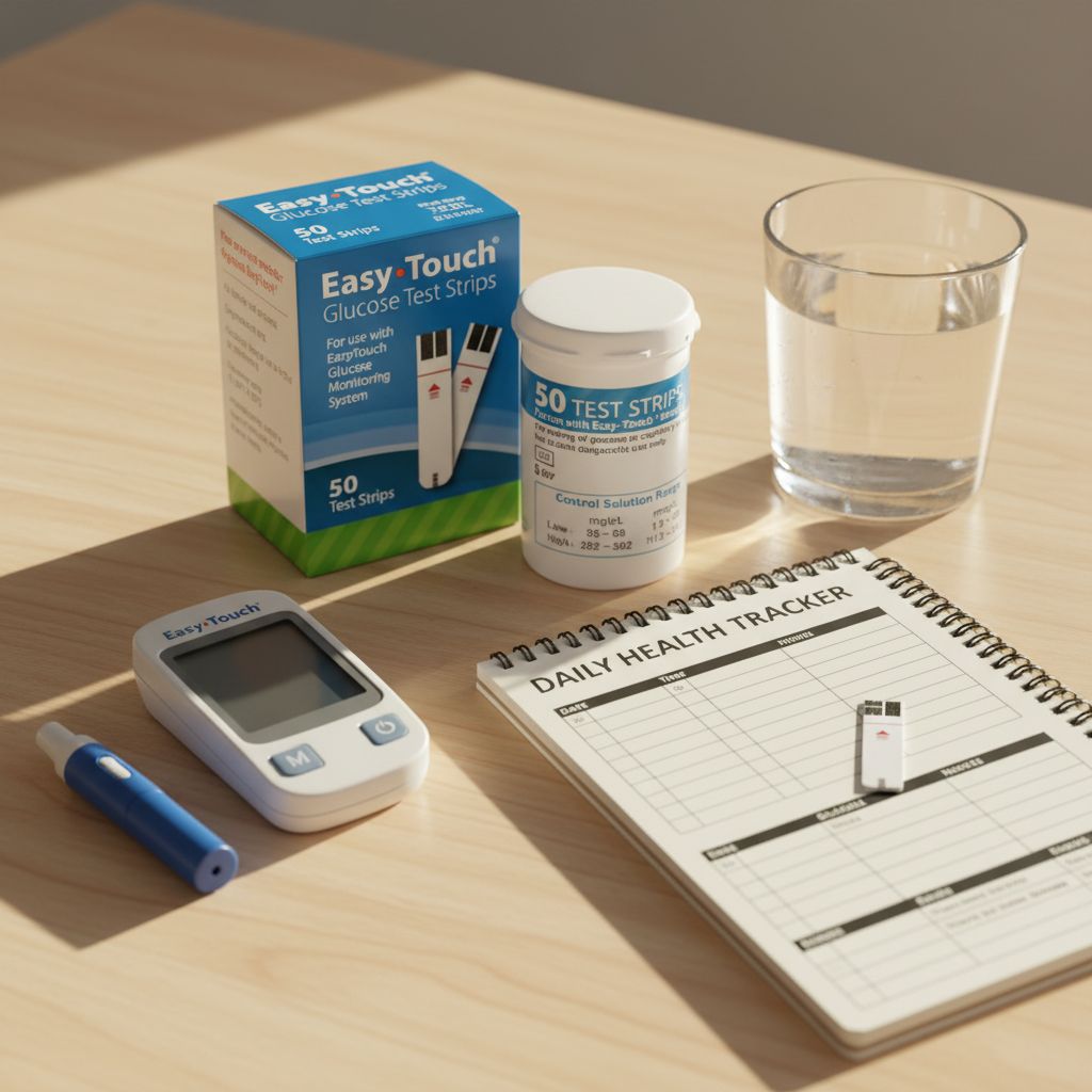 Easy Touch Glucose Test Strips 50 Pack | Accurate Blood Sugar Testing Strips - Image 4