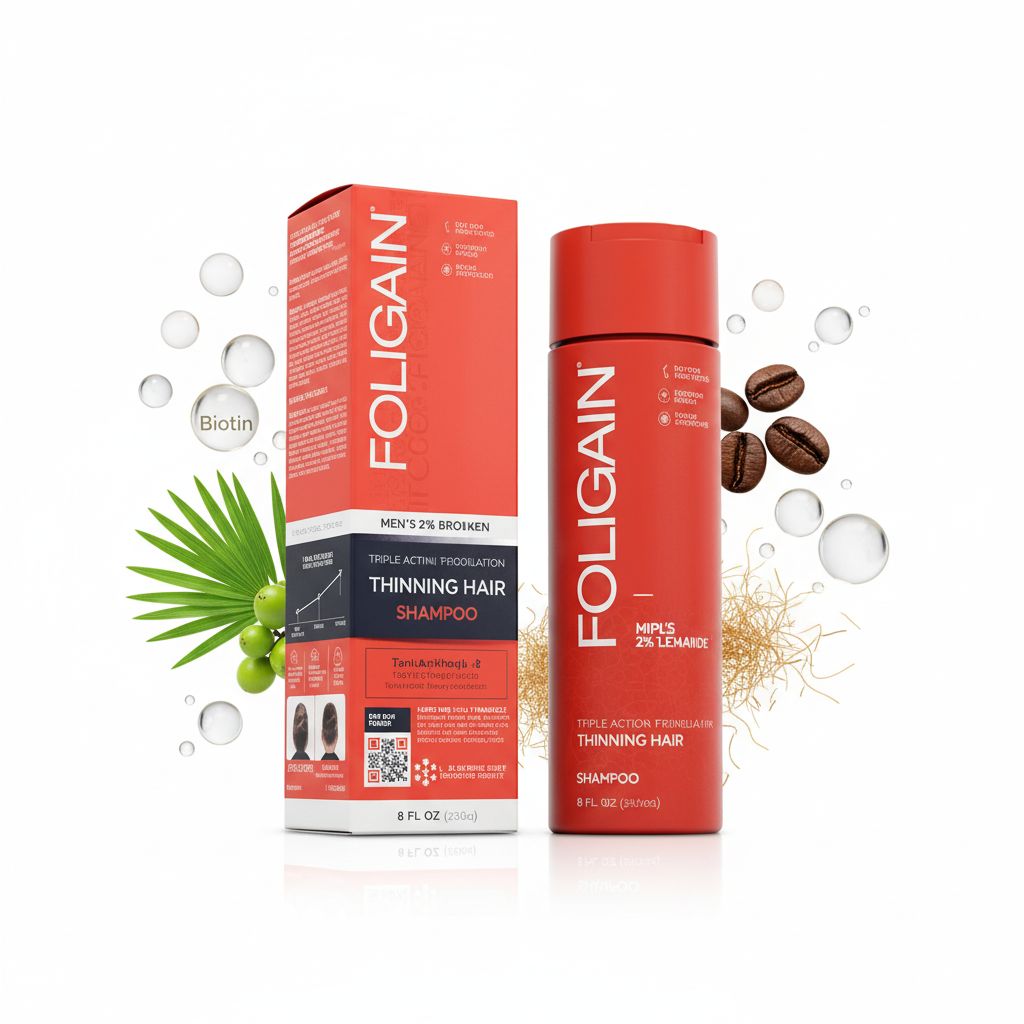 Foligain Women's Hair Regrowth Treatment – Minoxidil Solution for Thinning Hair - Image 2